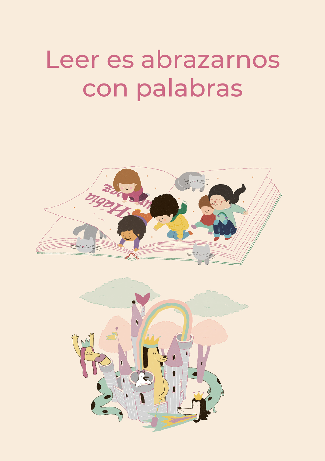 Portada de la publicación: Leer es abrazarnos con palabras